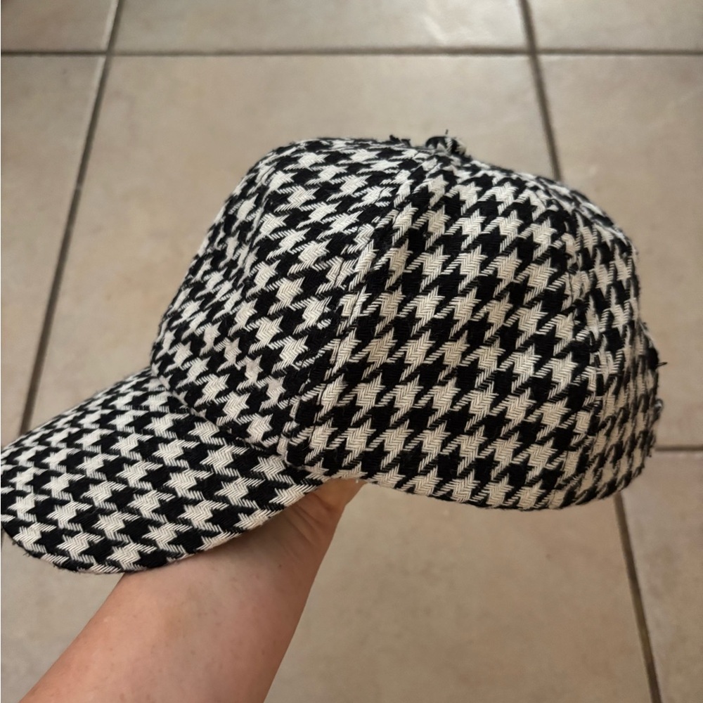 Magid Black and White Houndstooth Hat - Picture 4 of 7
